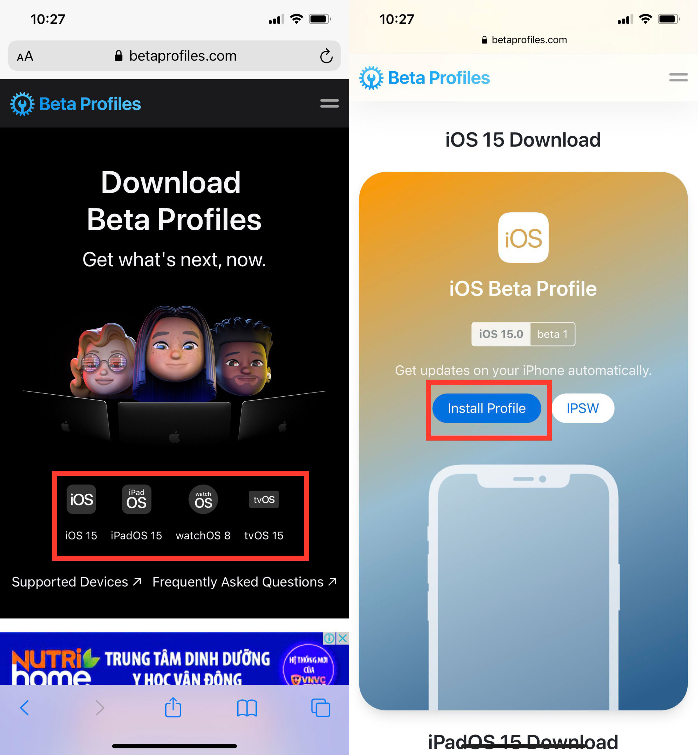 apple ios 10 beta profile download
