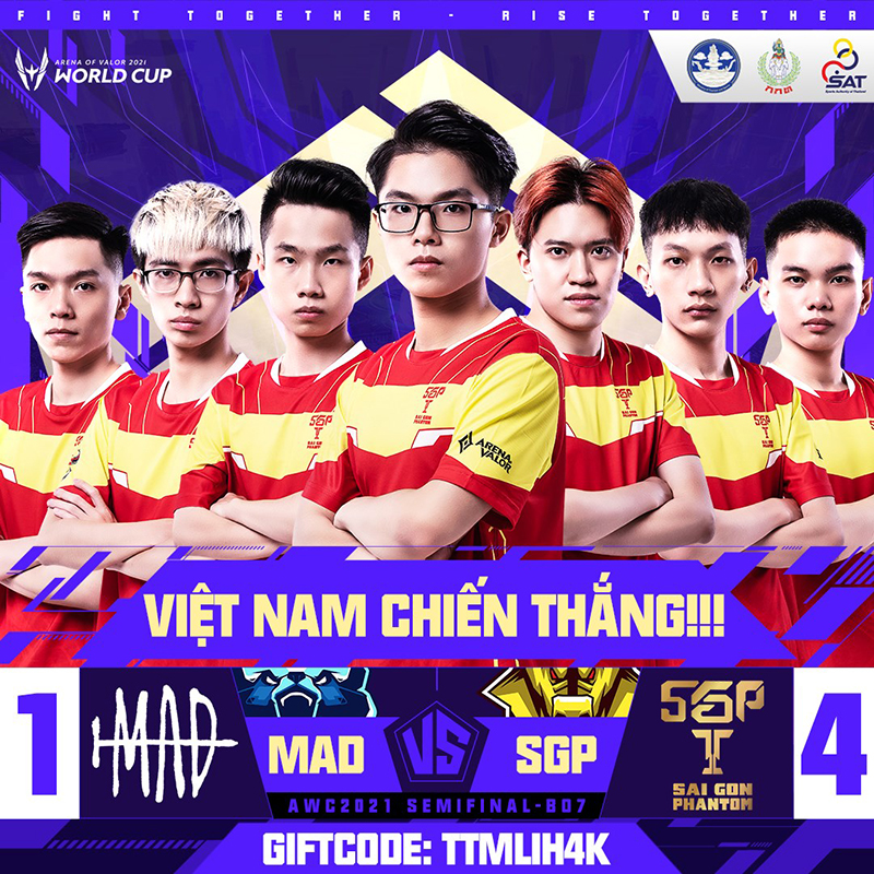 Một chiến thắng tưng bừng của SGP trước MAD team