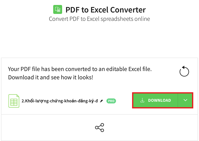 Sforum - Trang thông tin công nghệ mới nhất dow Cách chuyển đổi PDF sang Excel đơn giản mà hiệu quả nhất 