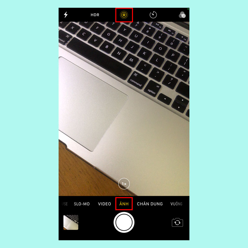 Lưu cài đặt camera giúp bạn áp chế độ chụp và bộ lọc nhanh hơn