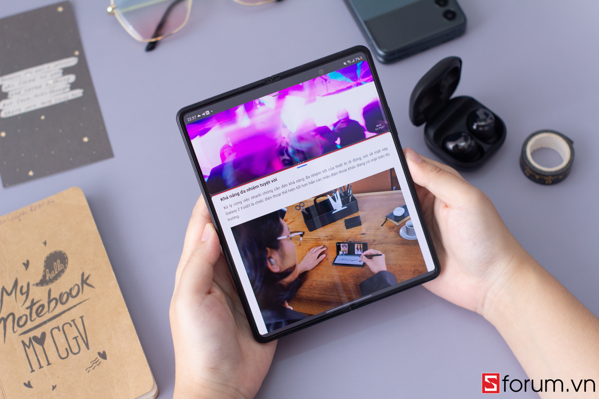 Sforum - Trang thông tin công nghệ mới nhất Galaxy-Z-Fold3-5G-Sforum-7 Những trải nghiệm mà chỉ điện thoại màn hình gập như Galaxy Z Fold3/Flip3 mới có thể đem lại 