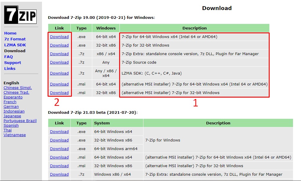 Sforum - Trang thông tin công nghệ mới nhất download 7Zip là gì? Hướng dẫn sử dụng 7-Zip để nén và giải nén file đơn giản 