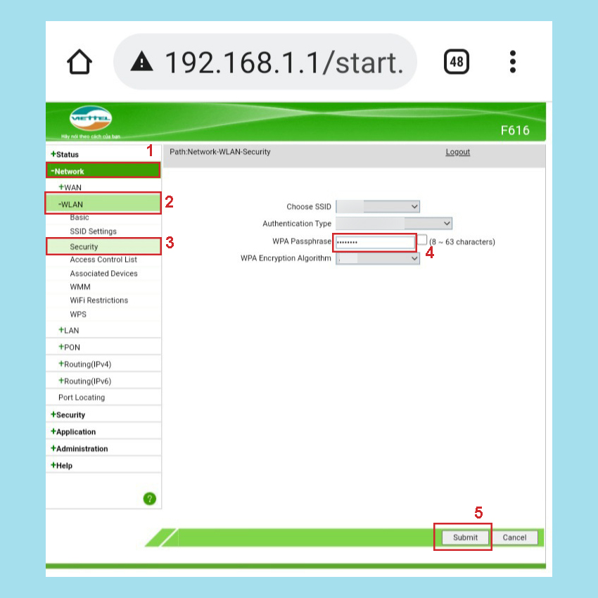 Sforum - Trang thông tin công nghệ mới nhất dtb4a Hướng dẫn đổi mật khẩu WiFi Viettel trong 1 nốt nhạc 