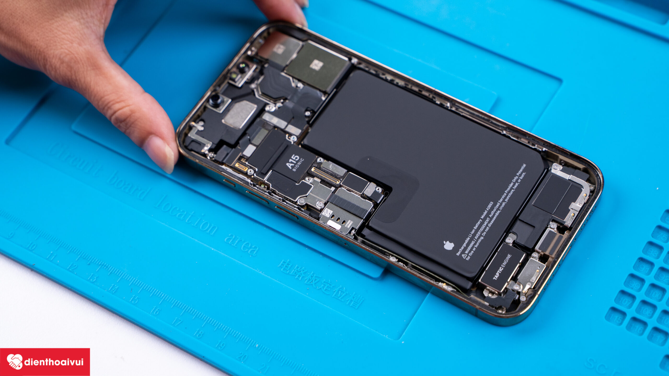 Sforum - Trang thông tin công nghệ mới nhất iPhone-13-PM-8-scaled Tháo tung linh kiện iPhone 13 Pro/Pro Max và iPad mini 6 đầu tiên tại Việt Nam 