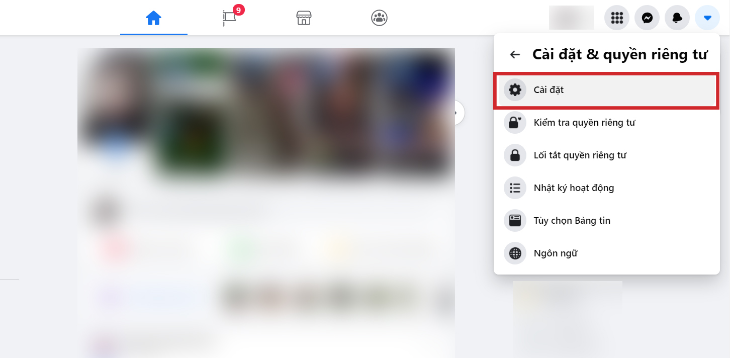 Cách thay đổi email Facebook trên máy tính - bước 2