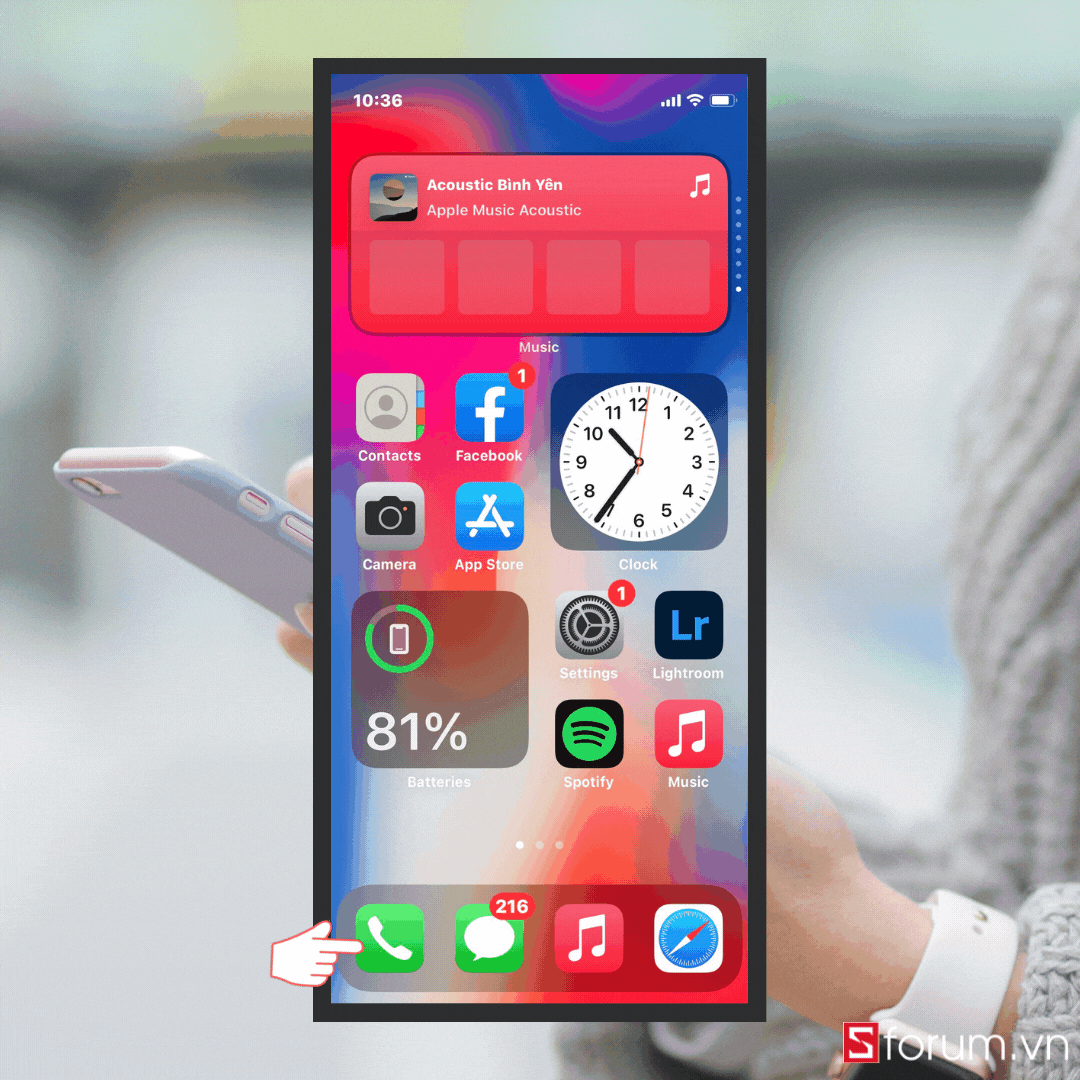 Thiết lập iPhone mục liên hệ yêu thích