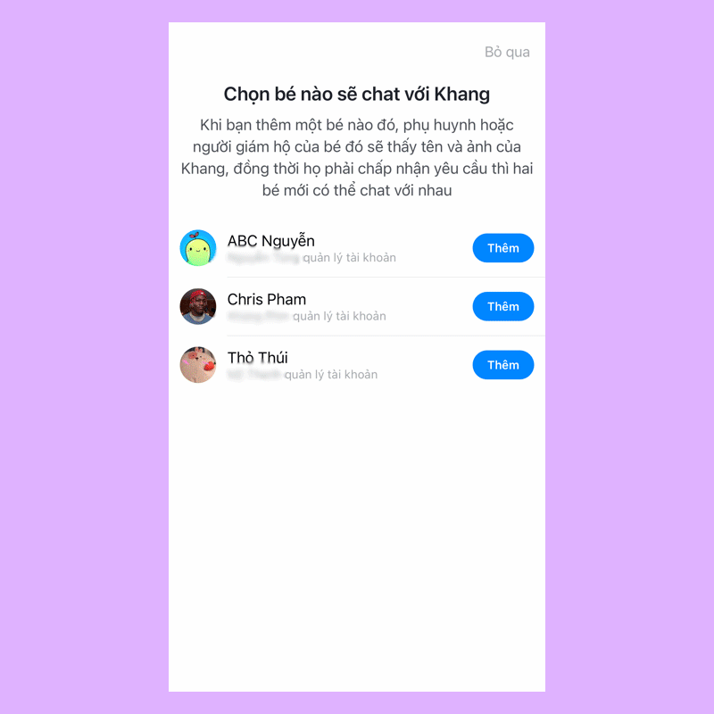Thử ngay Messenger Kids cho trẻ em để bảo vệ con bạn từ bây giờ