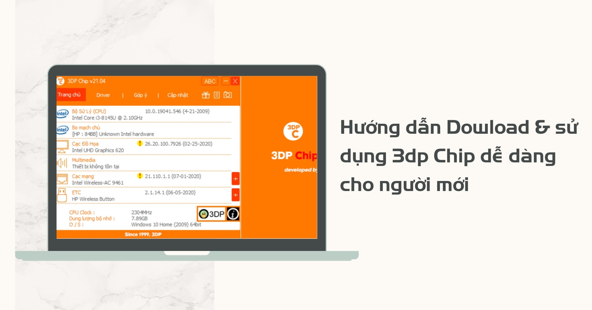 Sforum - Trang thông tin công nghệ mới nhất Huong-dan-Dowload-va-su-dung-3DP-CHIP-de-dang-cho-nguoi-moi 3DP Chip là gì vậy? Hướng dẫn những bước cài đặt và sử dụng 3DP Chip dễ dàng trên Laptop, PC 