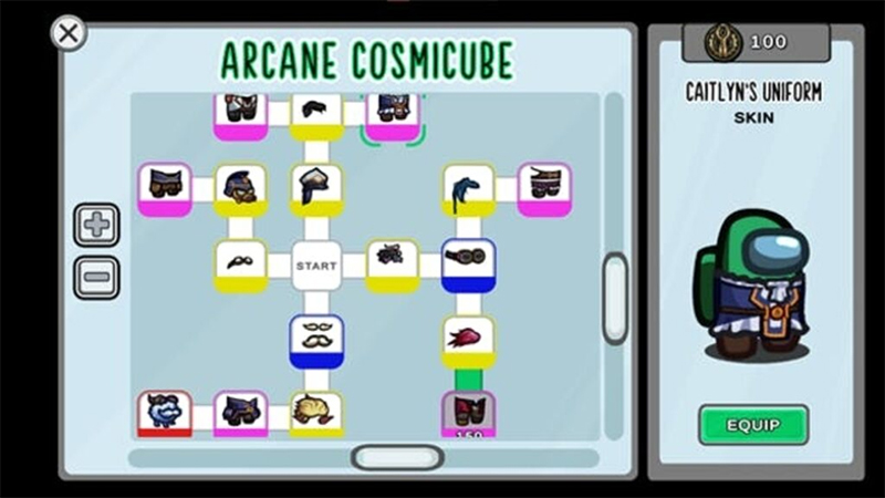 Vuakiemhiep - Trang thông tin công nghệ mới nhất amongusxarcane-1 Hướng dẫn nhận trang phục Arcane trong sự kiện Among Us hợp tác cùng Riot Games 
