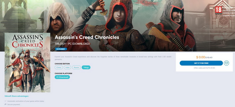 Vuakiemhiep - Trang thông tin công nghệ mới nhất game-assassin-creed-mien-phi-2 Chỉ 30 giây, nhận ba tựa game Assassin’s Creed miễn phí từ Ubisoft 