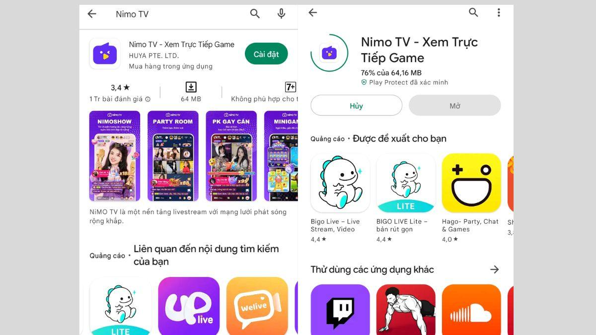 Hướng dẫn cách tải Nimo TV bước 3