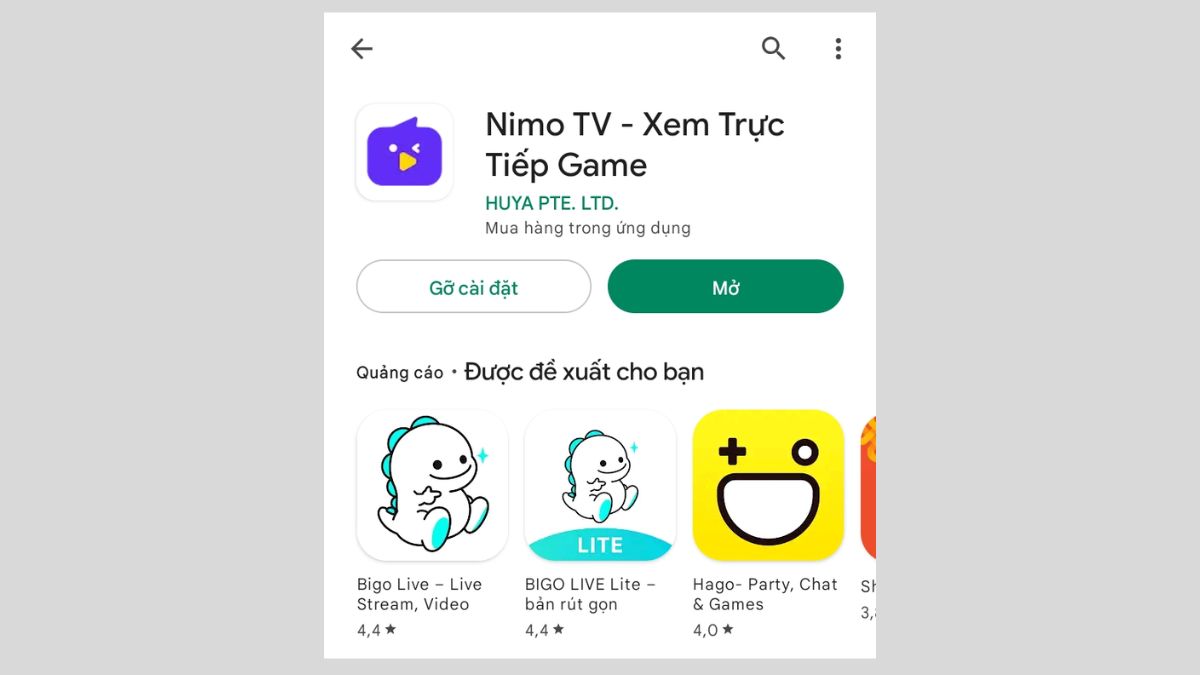 Hướng dẫn cách tải Nimo TV bước 4