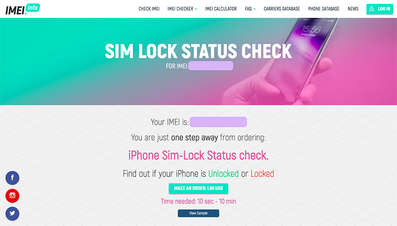 Những trang web check IMEI iPhone và thao tác kiểm tra qua IMEI