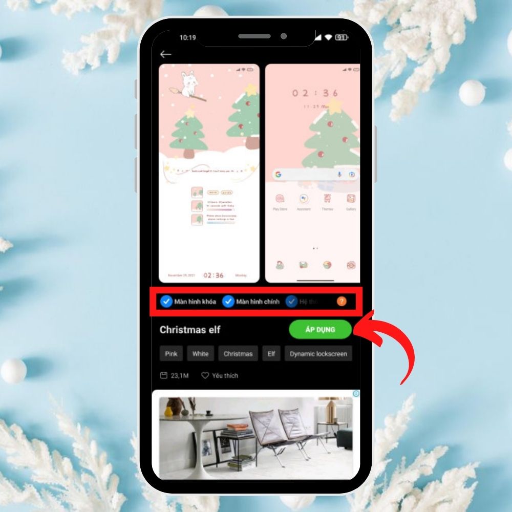Sforum - Trang thông tin công nghệ mới nhất 6-37 Đổi giao diện điện thoại đón Giáng Sinh với kho theme miễn phí đến từ nhà Xiaomi 