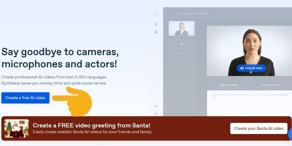Cách sử dụng Synthesia để tạo video bằng trí tuệ nhân tạo - bước 1