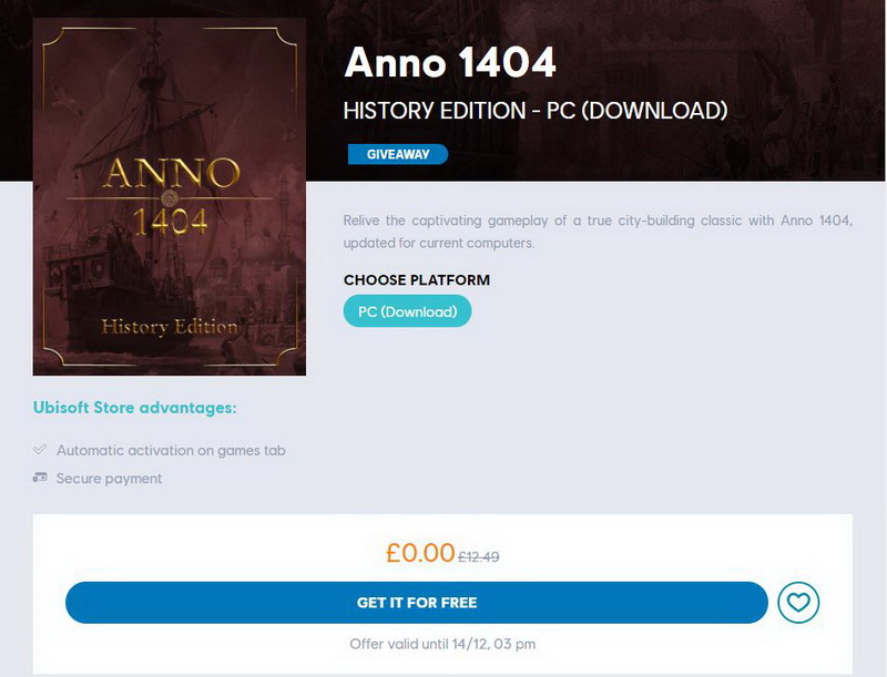 Vuakiemhiep - Trang thông tin công nghệ mới nhất anno-2 Nhận ngay Anno 1404, tựa game xây thành phố cực hấp dẫn của Ubisoft hoàn toàn miễn phí 