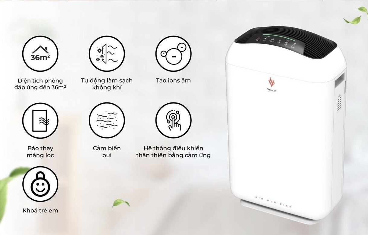 Chọn Máy lọc không khí Vsmart 30la5300 làm quà tặng tết