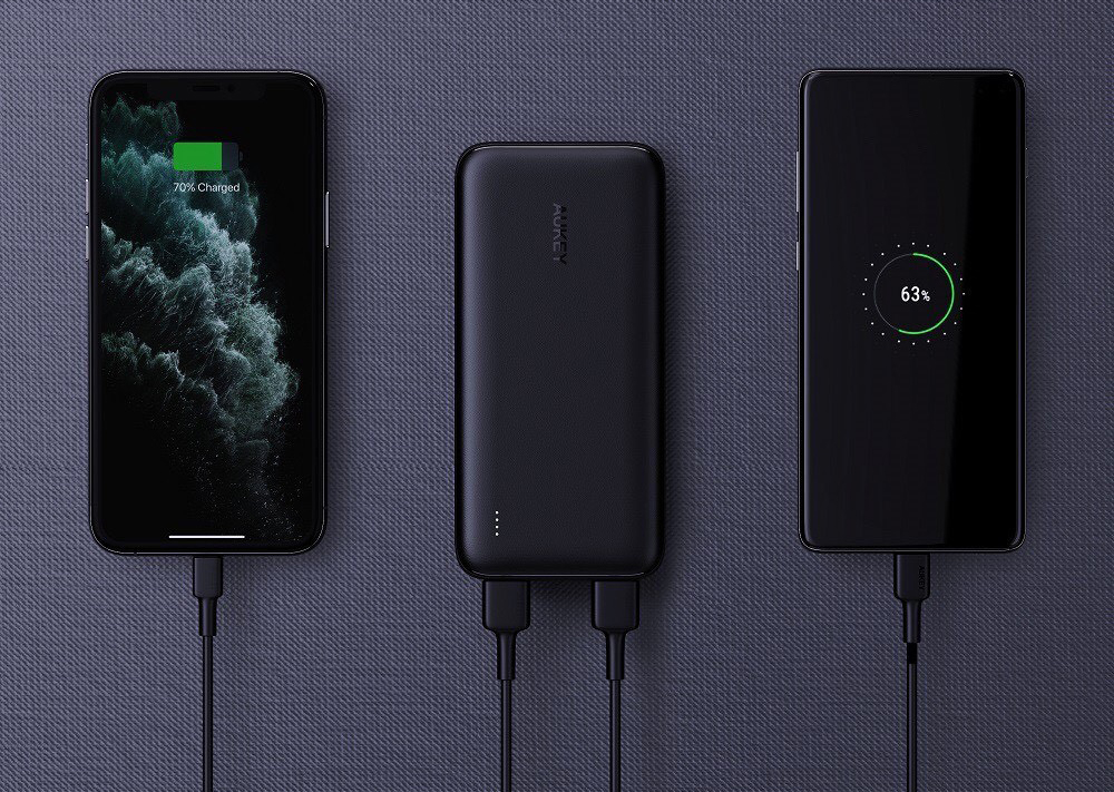 PIN DỰ PHÒNG AUKEY SIÊU MỎNG 10.000 MAH USB-C 15W PB-N73 ĐE