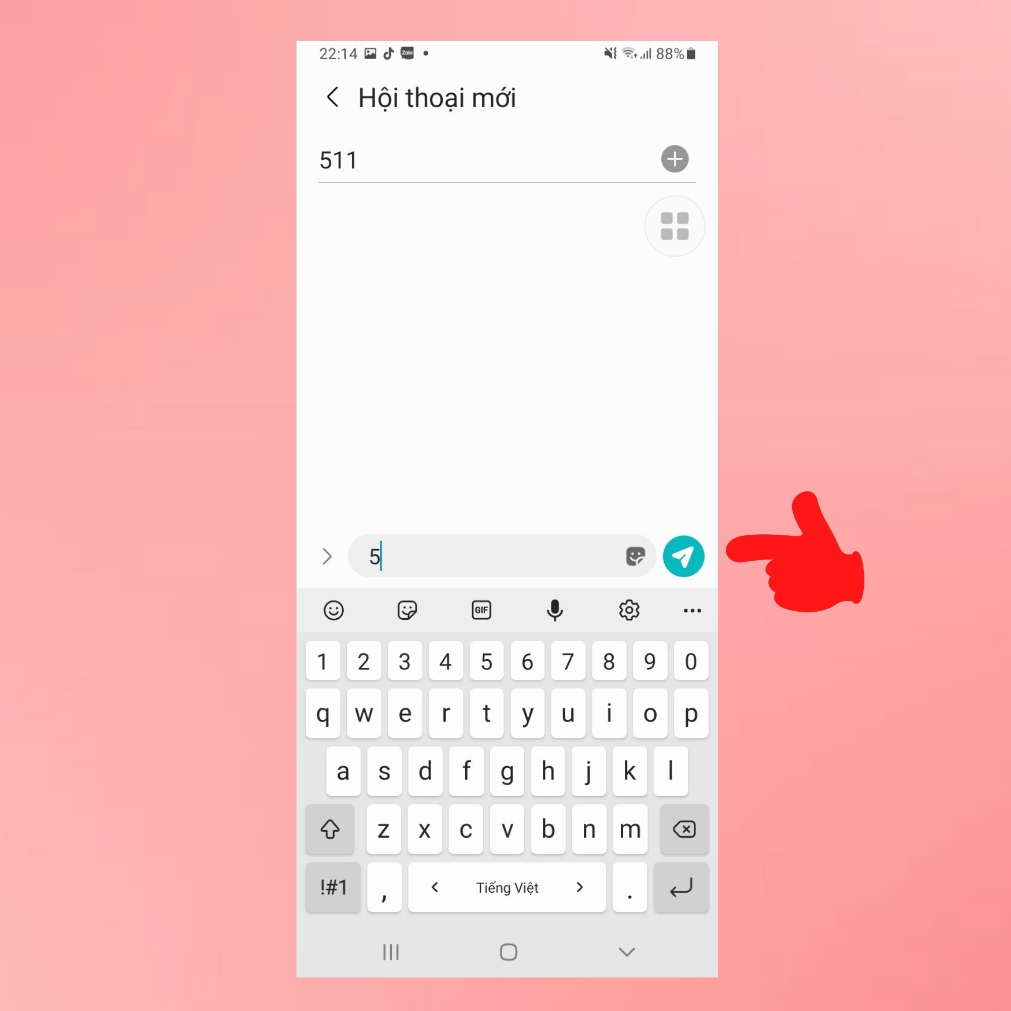 Ứng data thông qua 5757