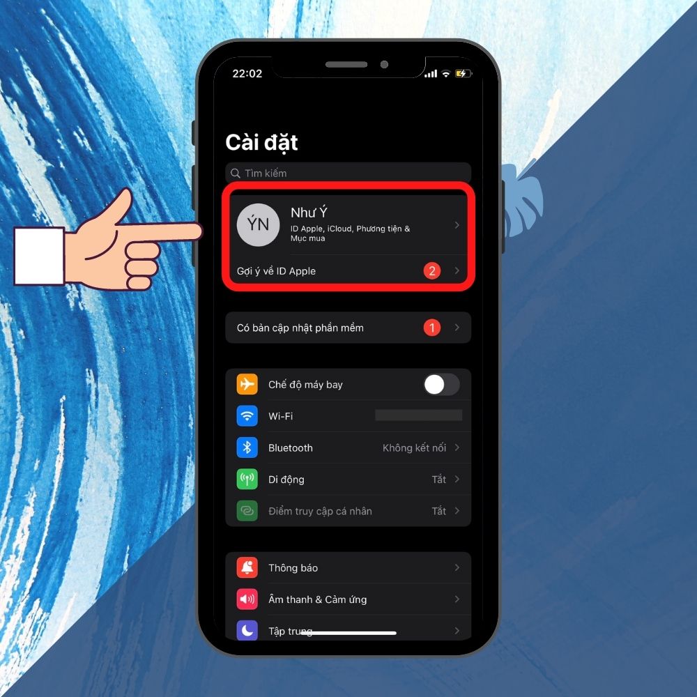 Thông tin thanh toán của Apple ID phải được cập nhật đủ bước 1