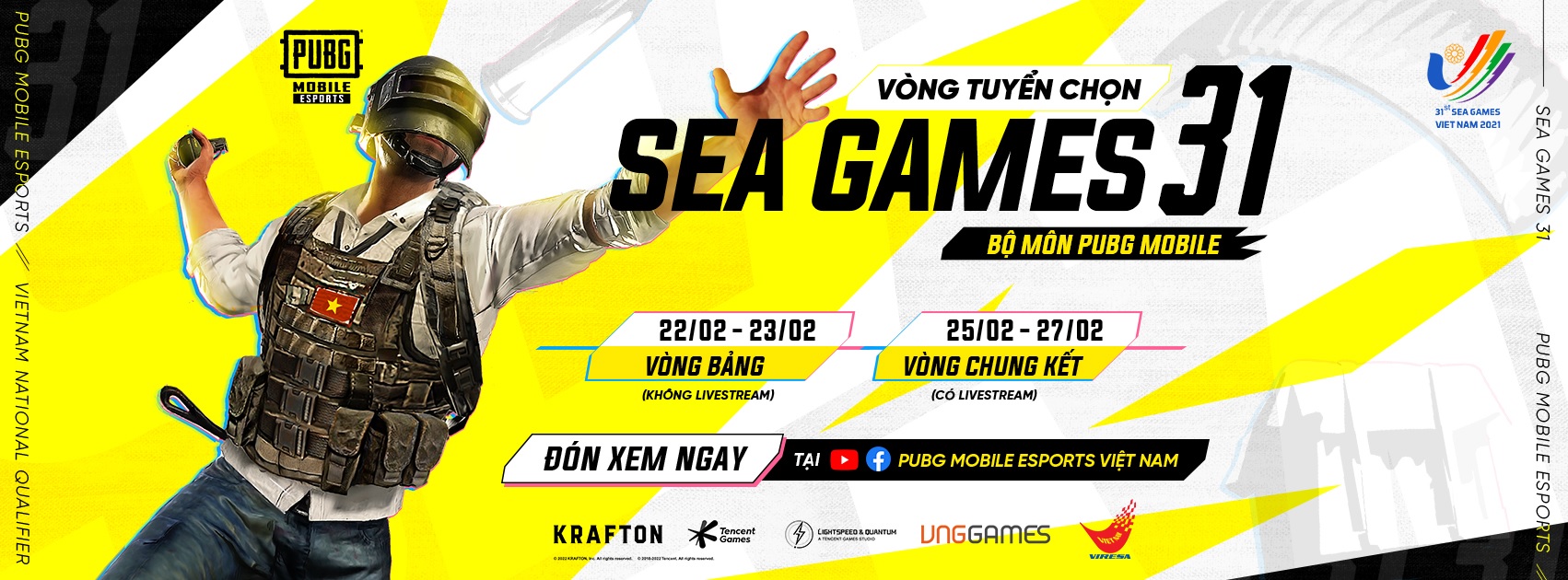 V Gaming là đại diện thứ 2 của PUBG Mobile Việt Nam tham dự SEA Games 31 sắp tới