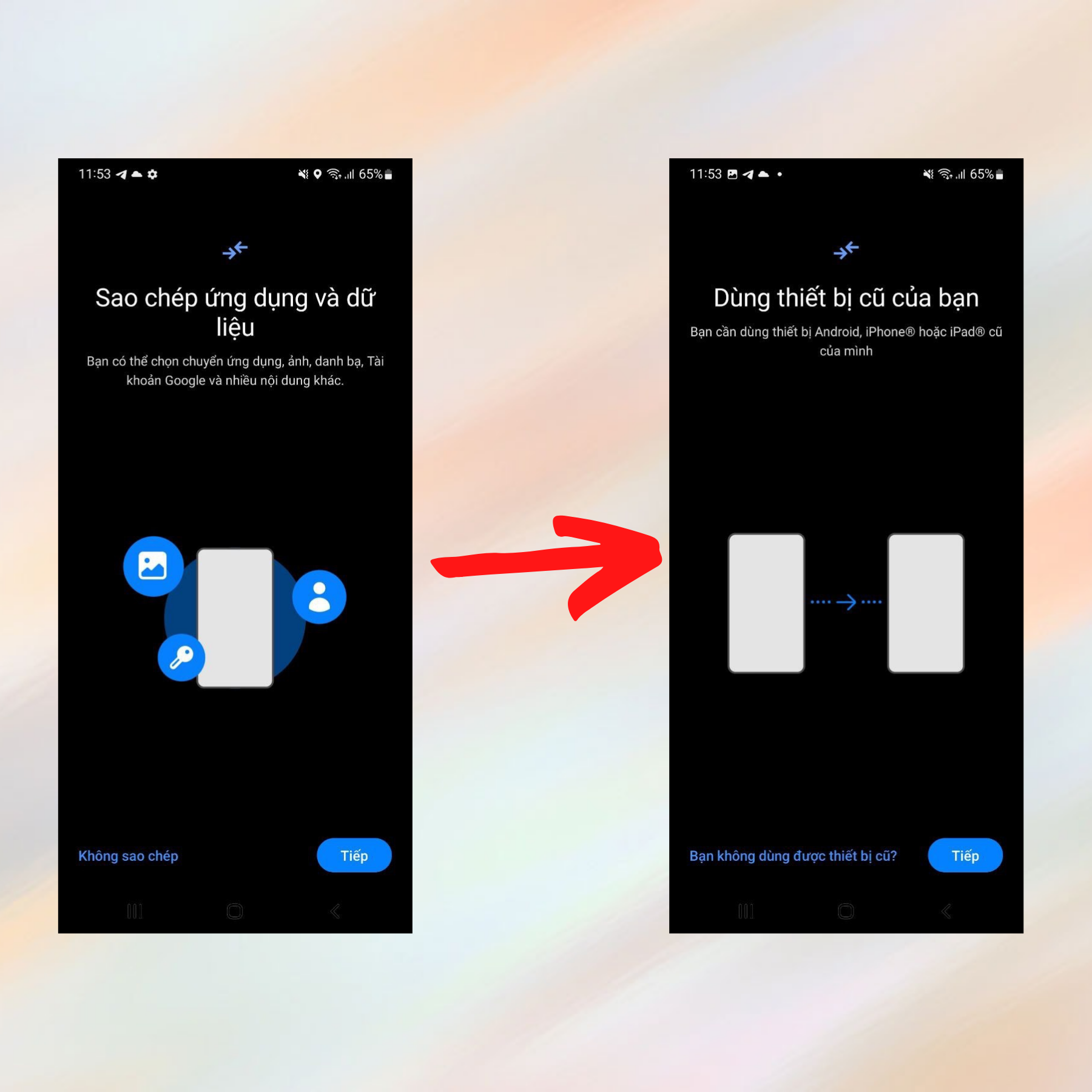 Cách chuyển dữ liệu từ điện thoại cũ sang Samsung Galaxy S23 Series3
