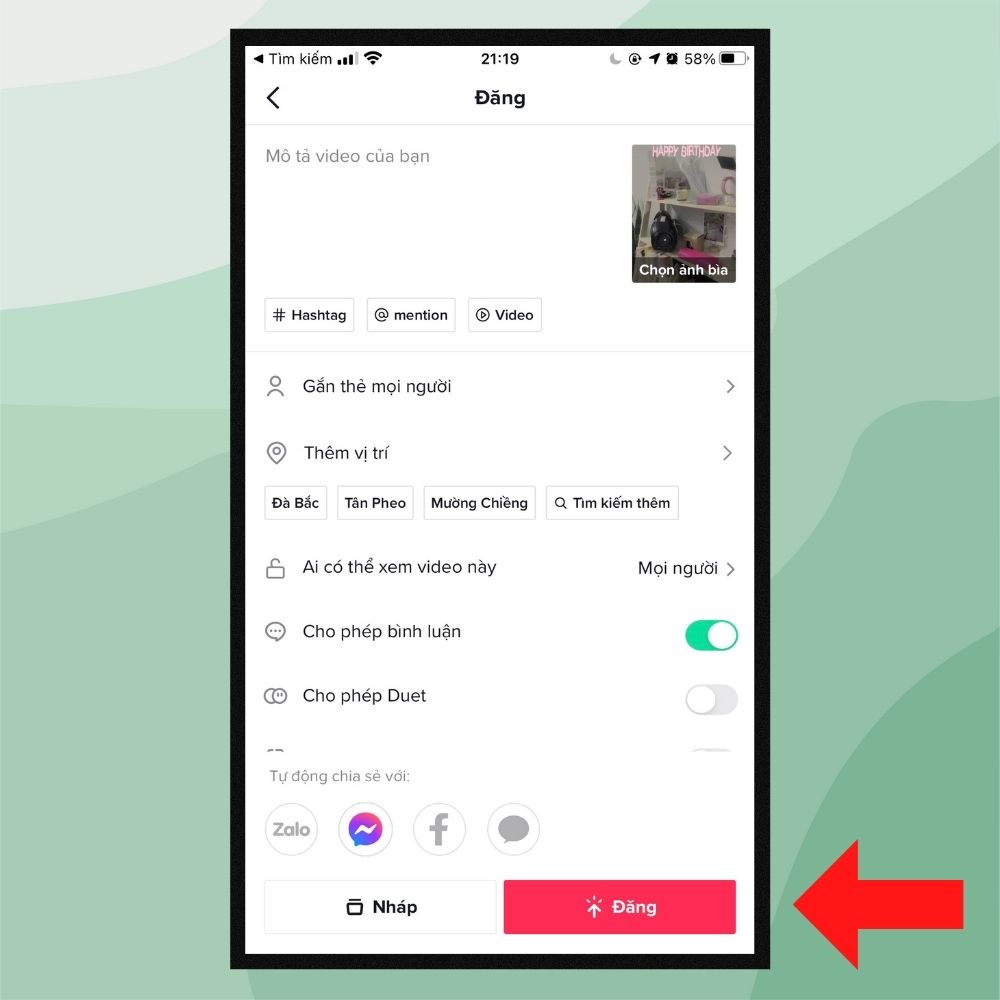 Quay Tiktok bằng Filter Instagram bước 7