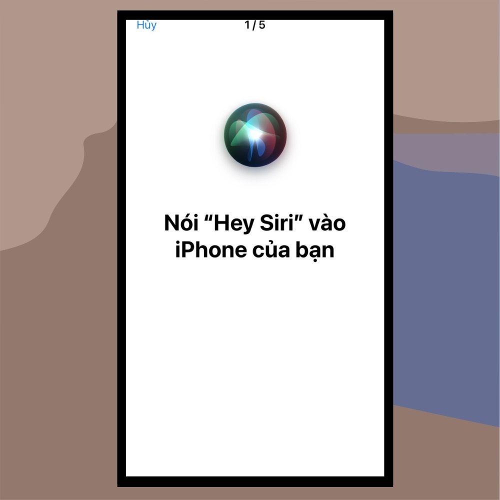 Hướng dẫn cách bật Siri bước 6