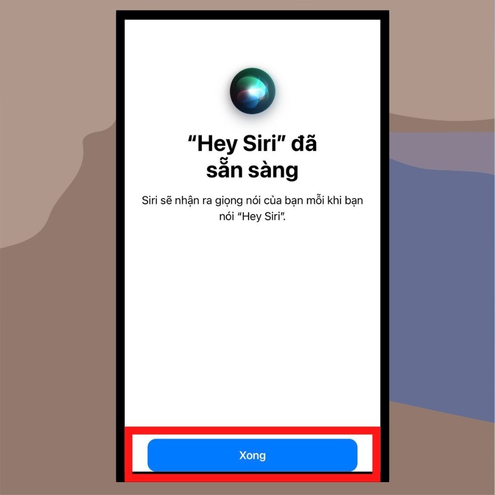 Hướng dẫn cách bật Siri bước 7