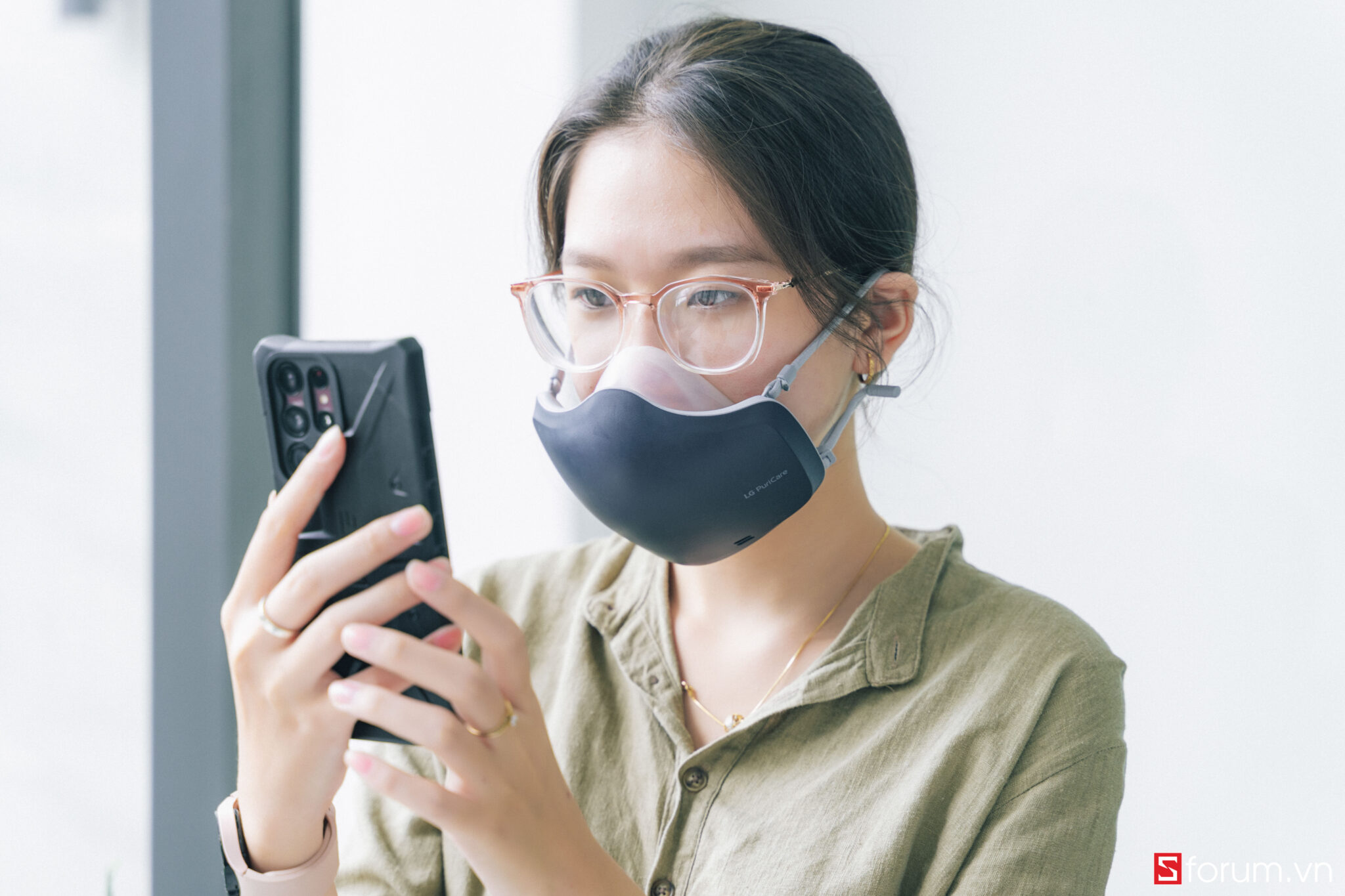 Khẩu trang lọc không khí LG Puricare 2