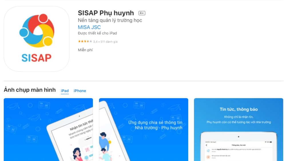 Hướng dẫn cách tải ứng dụng SISAP