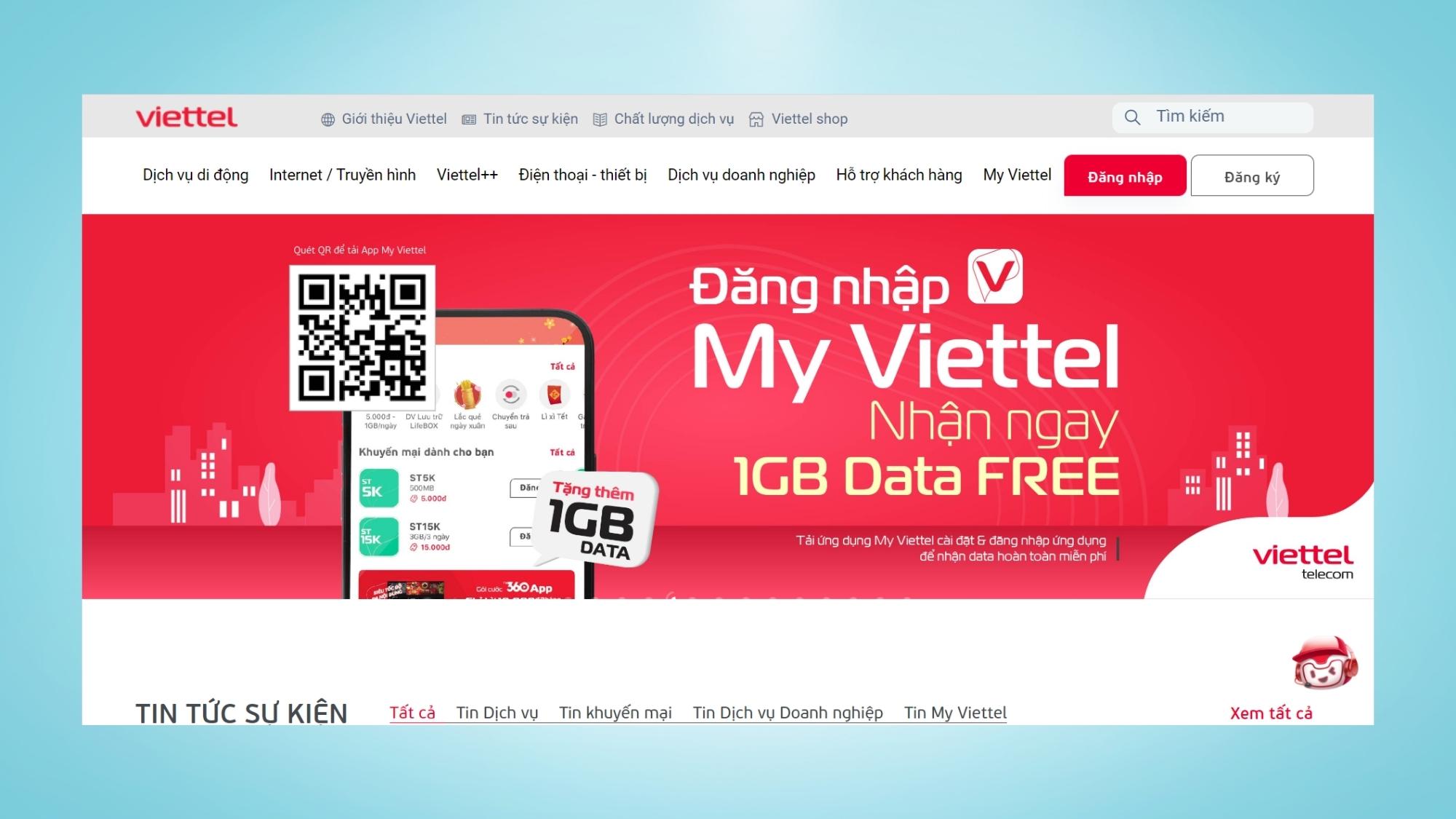 Mua sim đầu số 0355 bằng hình thức Online - Bước 1