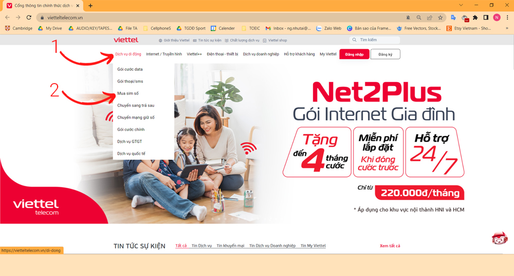 Đâu là địa điểm mua sim 0369 uy tín - Bước 1 