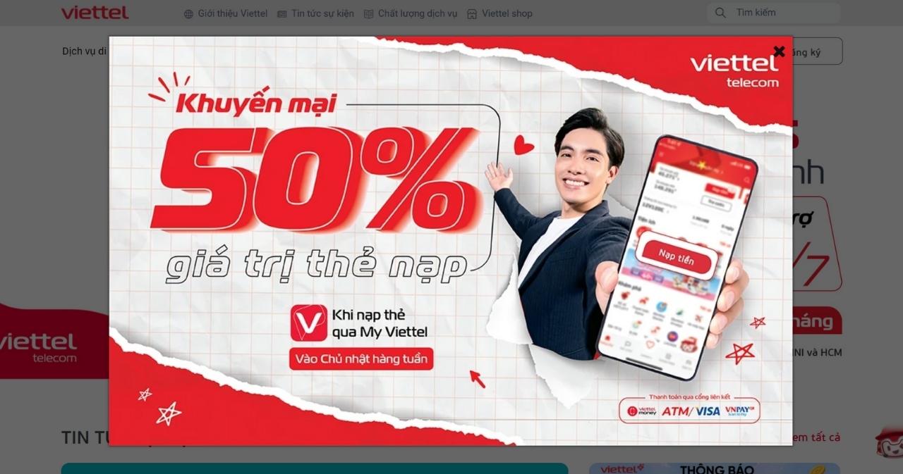 Mua sim đầu 0986 Online ngay tại nhà với Vietteltelecom - Bước 1