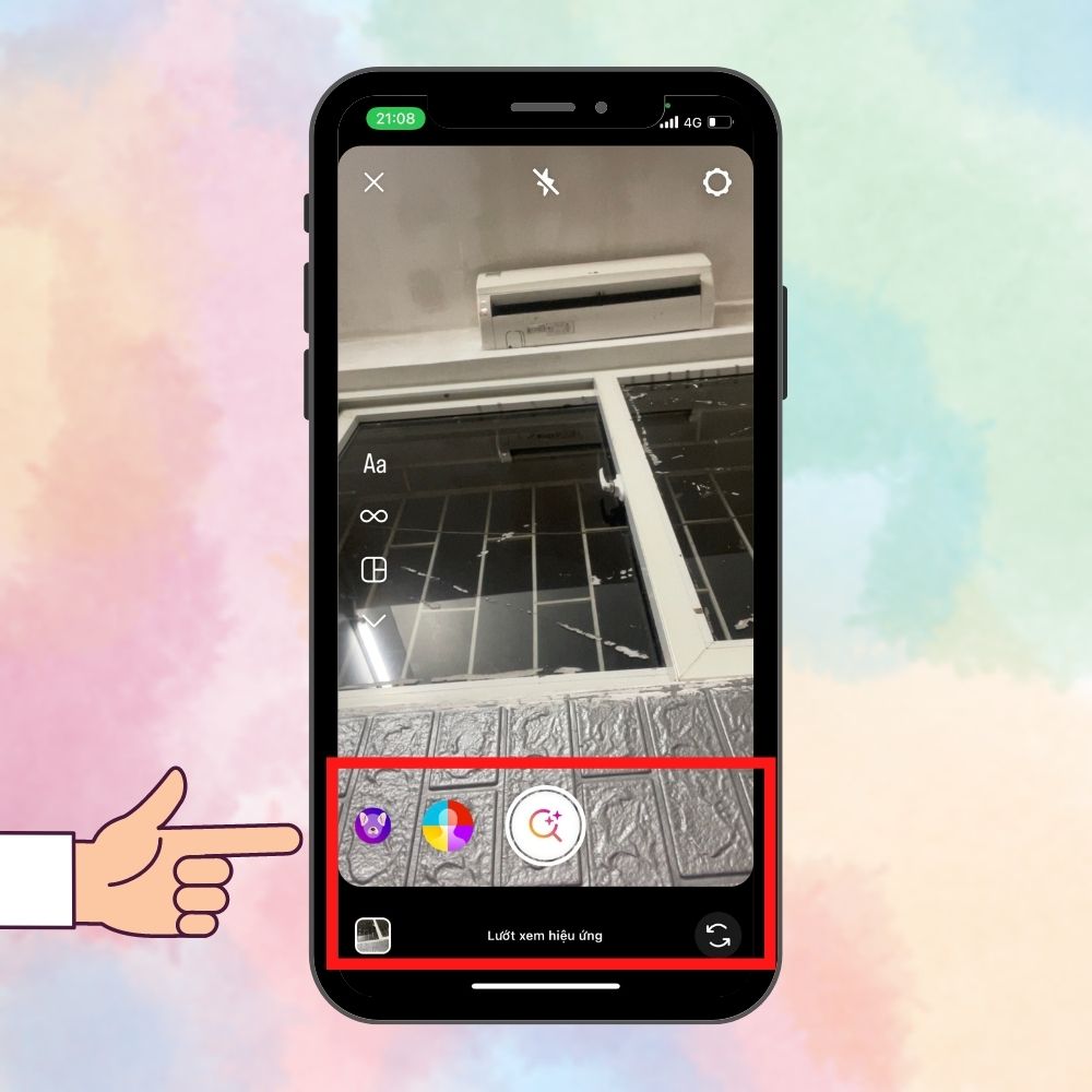 Cách tải filter trên Instagram bước 3