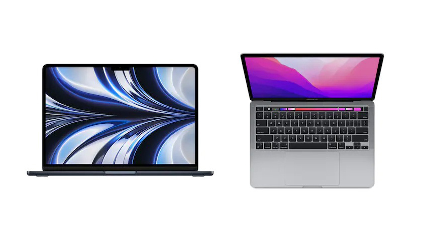MacBook Air M2 vs MacBook Pro M2