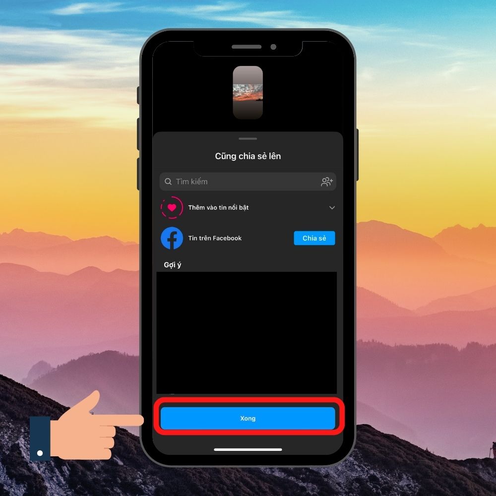 Hướng dẫn cách đăng story dài trên Instagram đơn giản bước 6