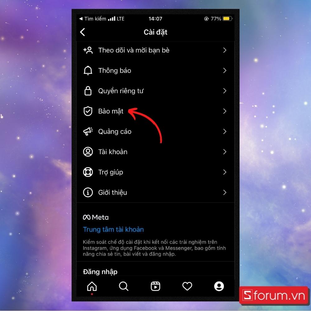 Cách đổi mật khẩu Instagram đơn giản - Bước 3 