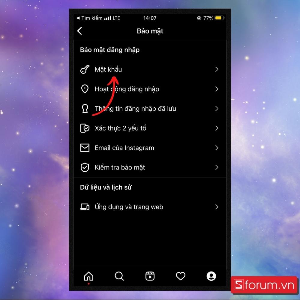 Cách đổi mật khẩu Instagram đơn giản - Bước 4 