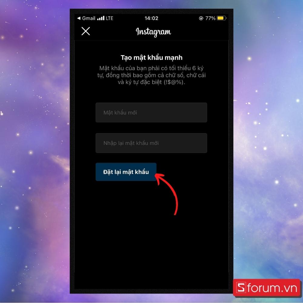 Cách lấy mật khẩu Instagram trên điện thoại - Bước 5 