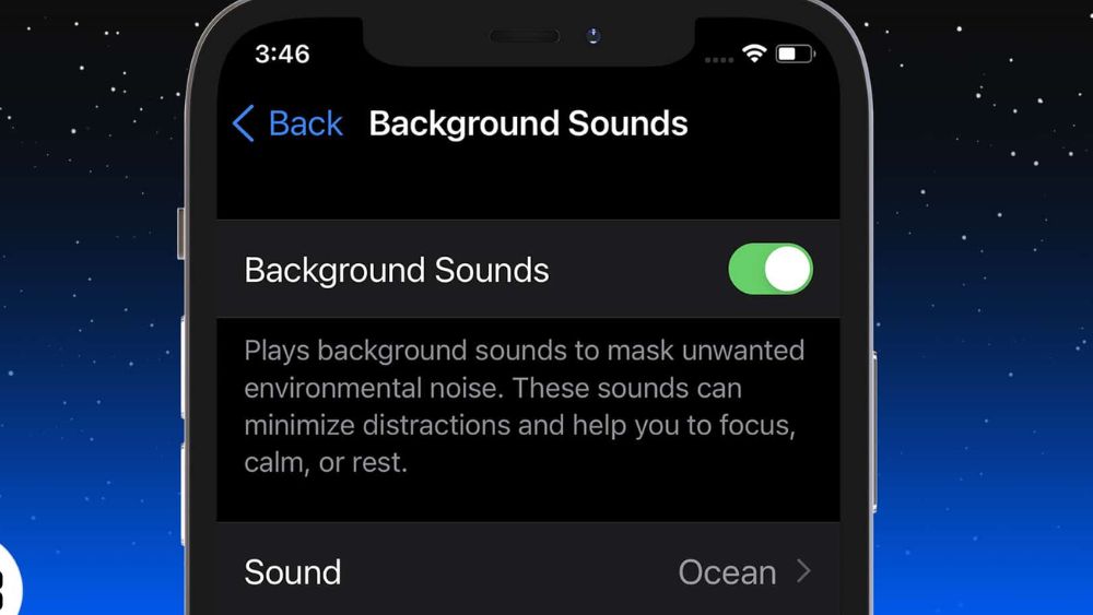 Kích hoạt tính năng âm thanh nền iPhone