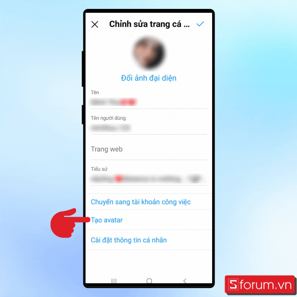 Hướng dẫn cách tạo avatar 3D trên Instagram cực đơn giản - bước 2