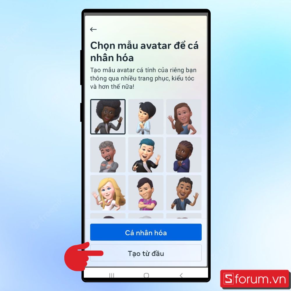 Hướng dẫn cách tạo avatar 3D trên Instagram cực đơn giản - bước 3