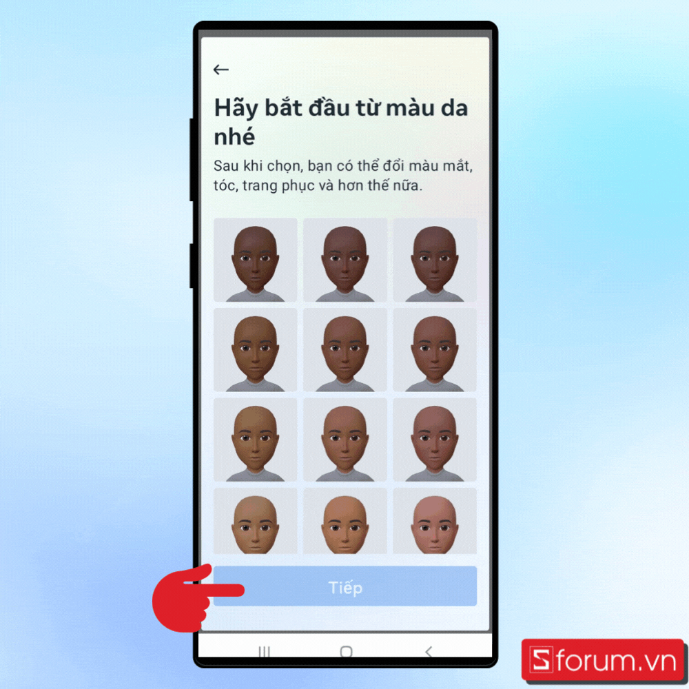 Hướng dẫn cách tạo avatar 3D trên Instagram cực đơn giản - bước 4
