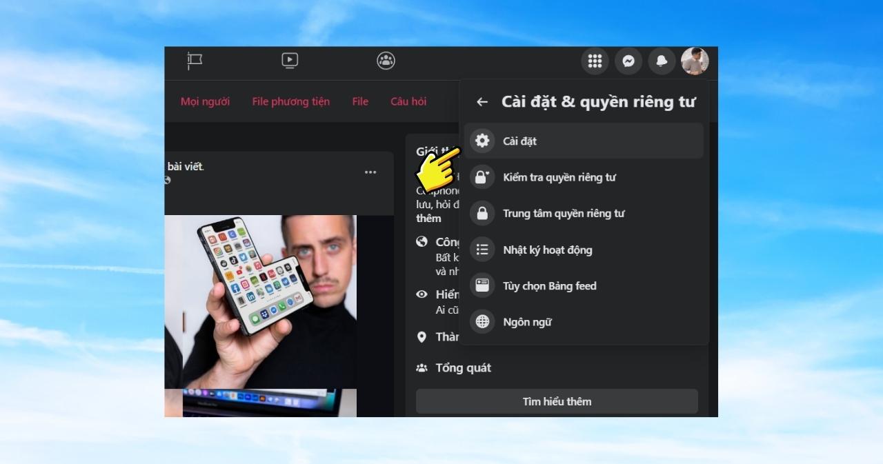 Gỡ tài khoản Messenger trên máy tính - Bước 2