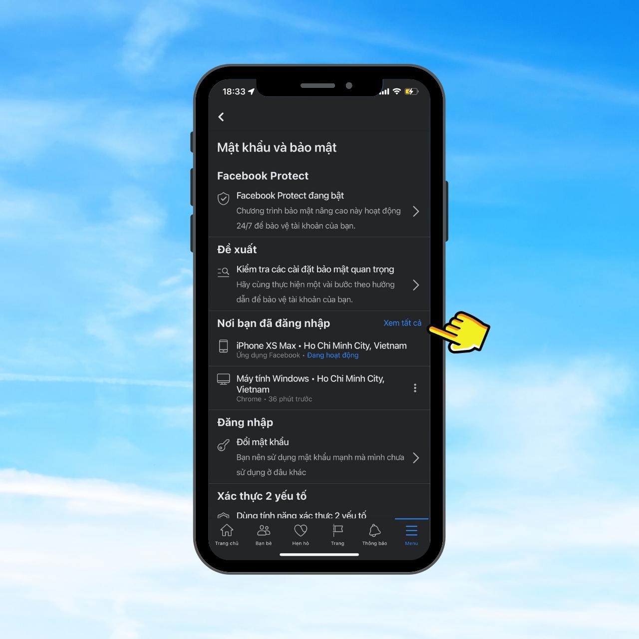 Gỡ tài khoản messenger trên điện thoại - Bước 3