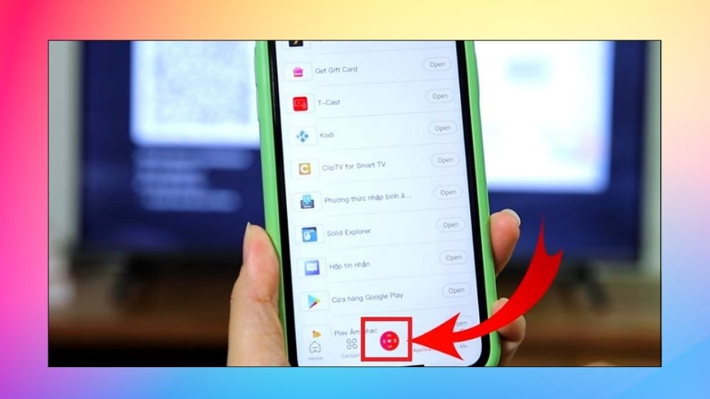 Kết nối qua ứng dụng T-cast MagiConnect TCL bước 3