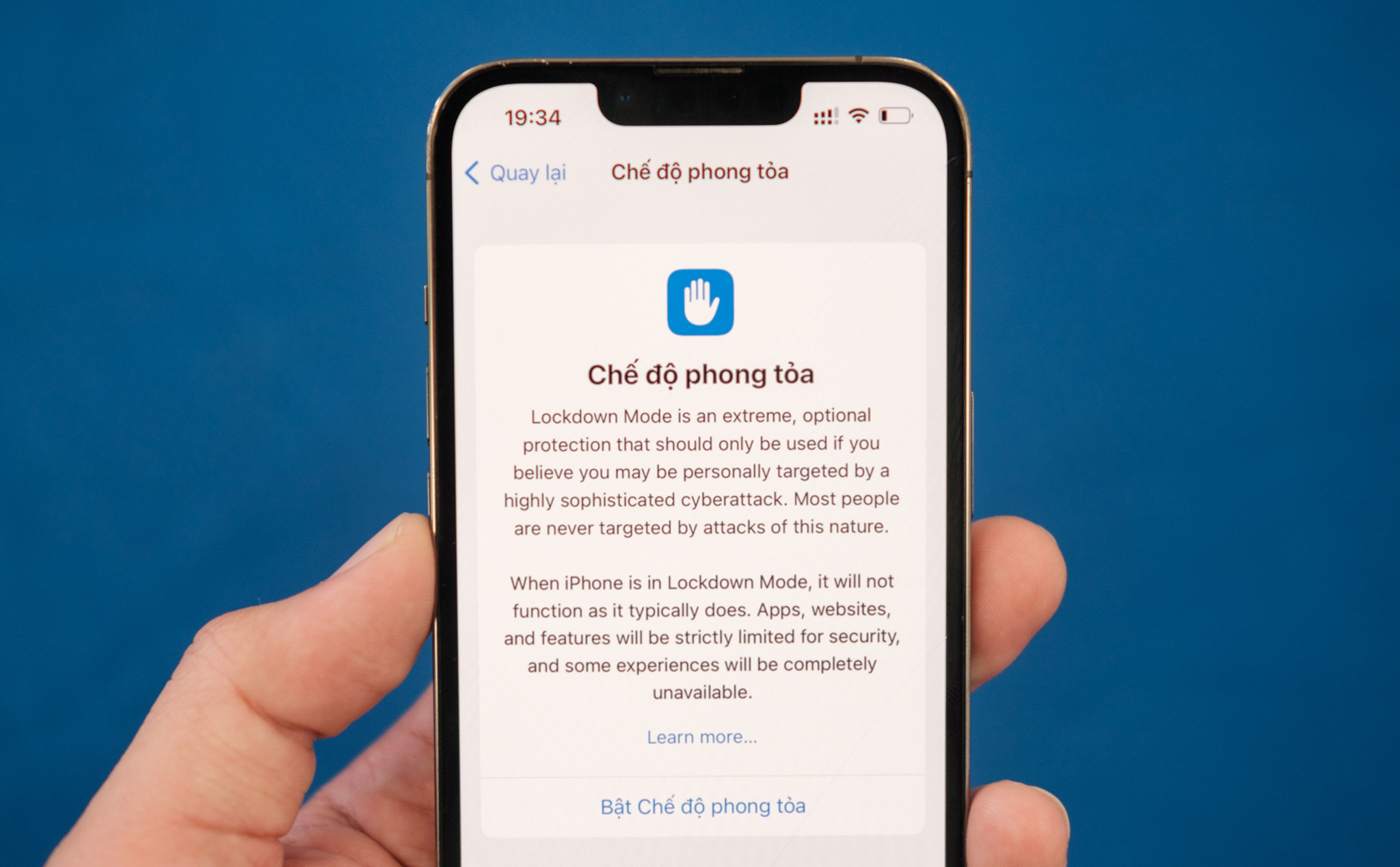Chế độ Lockdown là chế độ gì trên iPhone?