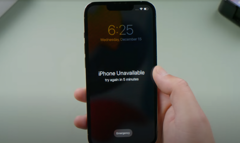 iPhone bị vô hiệu hóa