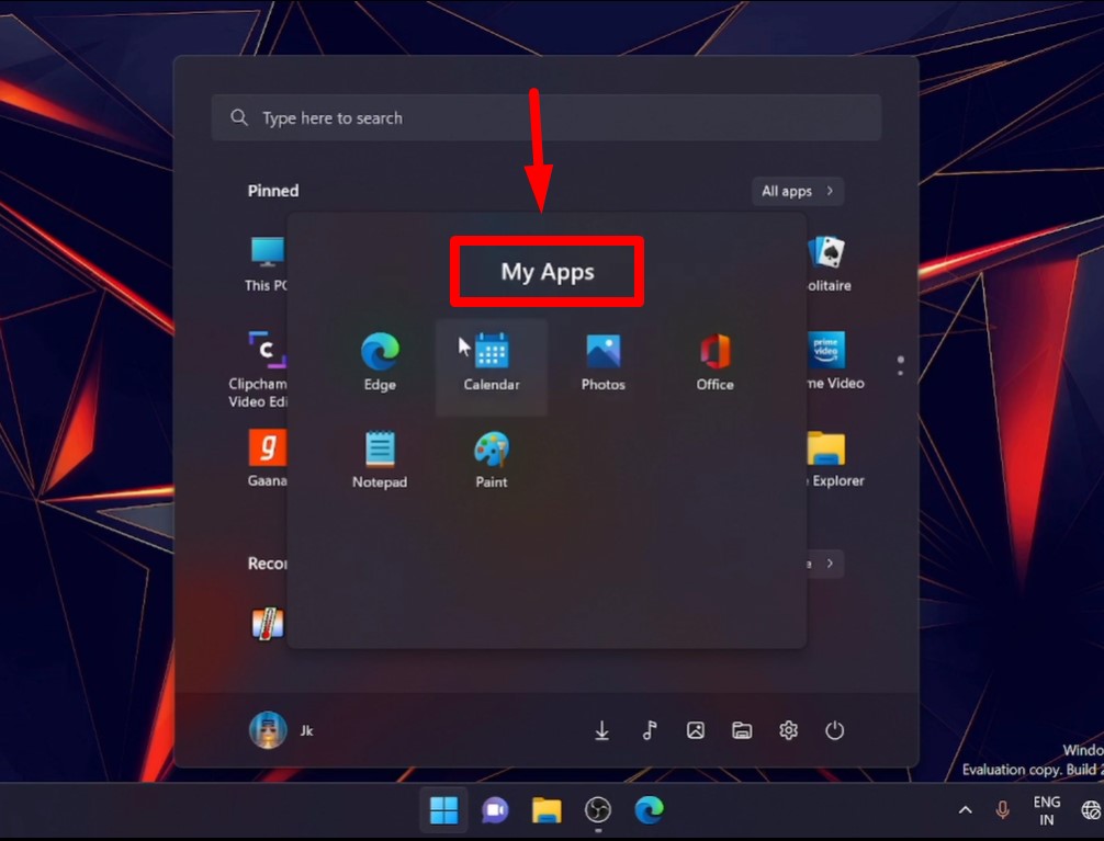 Cách đổi tên thư mục trên Start Menu bước 3